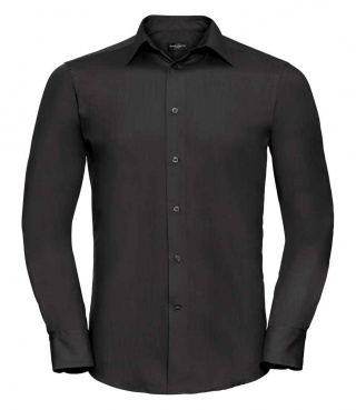 Russell Collection 924M Long Sleeve Tailored Poplin Shirt